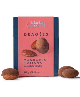 Giraudi - Dragees – Mandorle italiane ricoperte di cioccolato al latte - 90g
