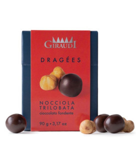 Giraudi - Dragees - Round Gentili Trilobate Hazelnuts covered in milk chocolate - 90g