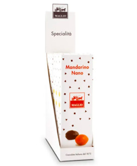 Vendita online Mandarini ricoperti Maglio, mandarini ricoperti di cioccolato fondente. Miglior prezzo online confezioni Maglio