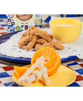Tumminello - Latta - Biscottini Manna e Arancia - 270g