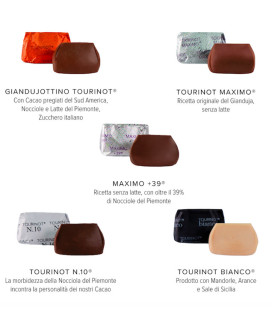 Guido Gobino - Selezione assortimento 5 Tourinot - 320g