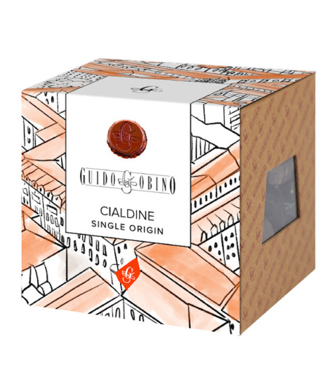 Guido Gobino - Cubo Cialdine Monorigine - 160g Guido Gobino - Cubo Cialdine Monorigine - 160g