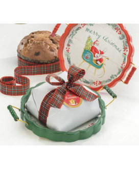 Online sales Flamigni classic panettone Milano hand-wrapped. Shop online homemade panettone, naturally leavened baked cake with