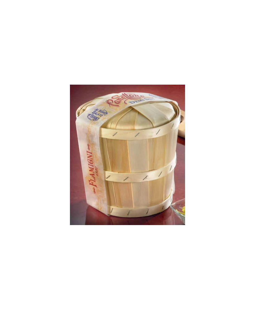 Flamigni - Panettone Salato in Contenitore Balsa di Legno - 850g