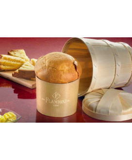 Flamigni - Panettone Salato in Contenitore Balsa di Legno - 850g