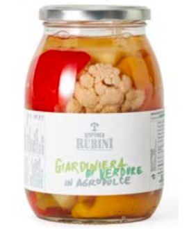 Dispensa Rubini - Giardiniera di Verdure in Agrodolce - 600g