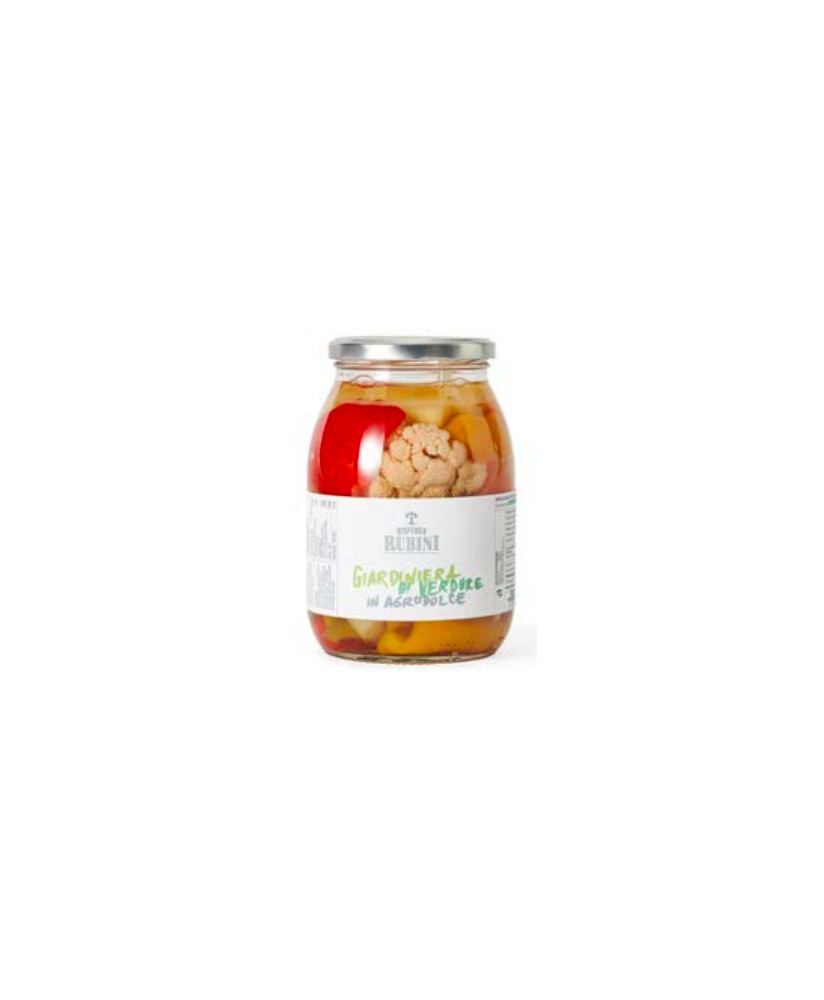 Dispensa Rubini - Giardiniera di Verdure in Agrodolce - 600g