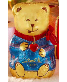Lindt - Teddy Bear Emoticons Blue - Milk Chocolate - 100g