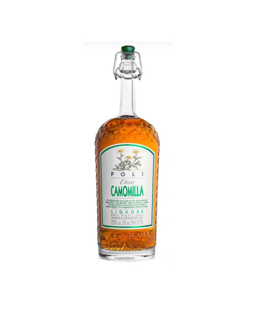 Vendita online Elisir di Camomilla di Jacopo Poli. Shop on line liquore a base di grappa e Camomilla