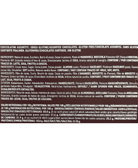 Venchi - Cioccolatini assortiti - Scatola oro - 230g