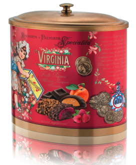 Virginia - Latta Ovale - Nocciola, Albicocca e Lampone - 200g