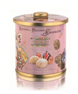 Virginia - Biscottiera - Amaretti Fichi e Noci - 220g