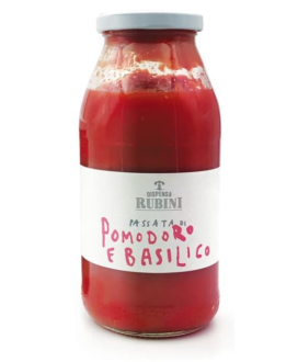 Dispensa Rubini - Passata di Pomodoro e Basilico - 500g