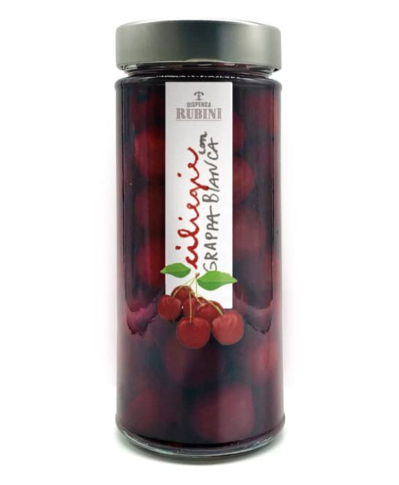 Dispensa Rubini - Ciliegie Con Grappa Bianca - 580g