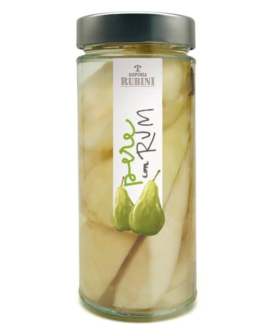 Dispensa Rubini - Pears With Rum - 580g