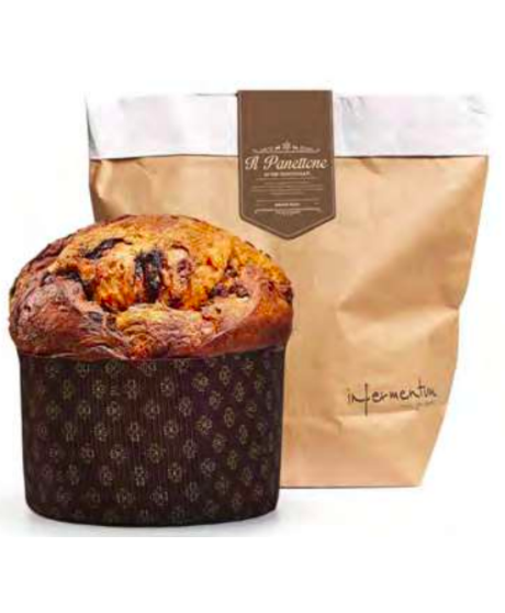Infermentum - Panettone ai 3 Cioccolati - 1000g Infermentum - Panettone ai 3 Cioccolati - 1000g