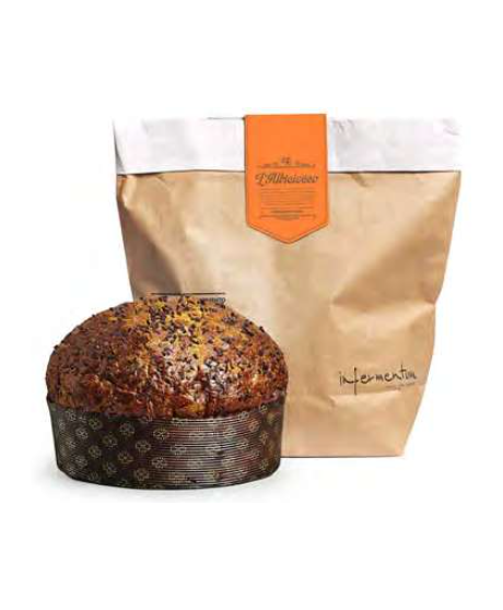 Infermentum - Panettone Albicocca e Cioccolato Fondente - 750g Infermentum - Panettone Albicocca e Cioccolato Fondente - 750g
