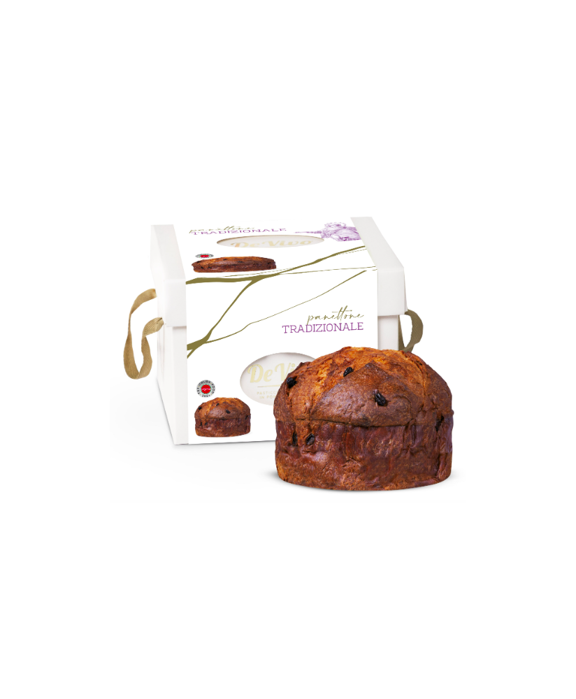 De Vivo - Panettone Classico - Tradizionale Panmilanese - 1000g
