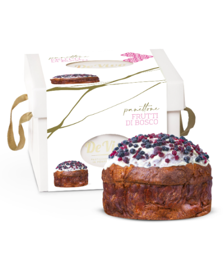 De Vivo - Panettone with Berries - Panfruttidibosco - 1000g De Vivo - Panettone with Berries - Panfruttidibosco - 1000g