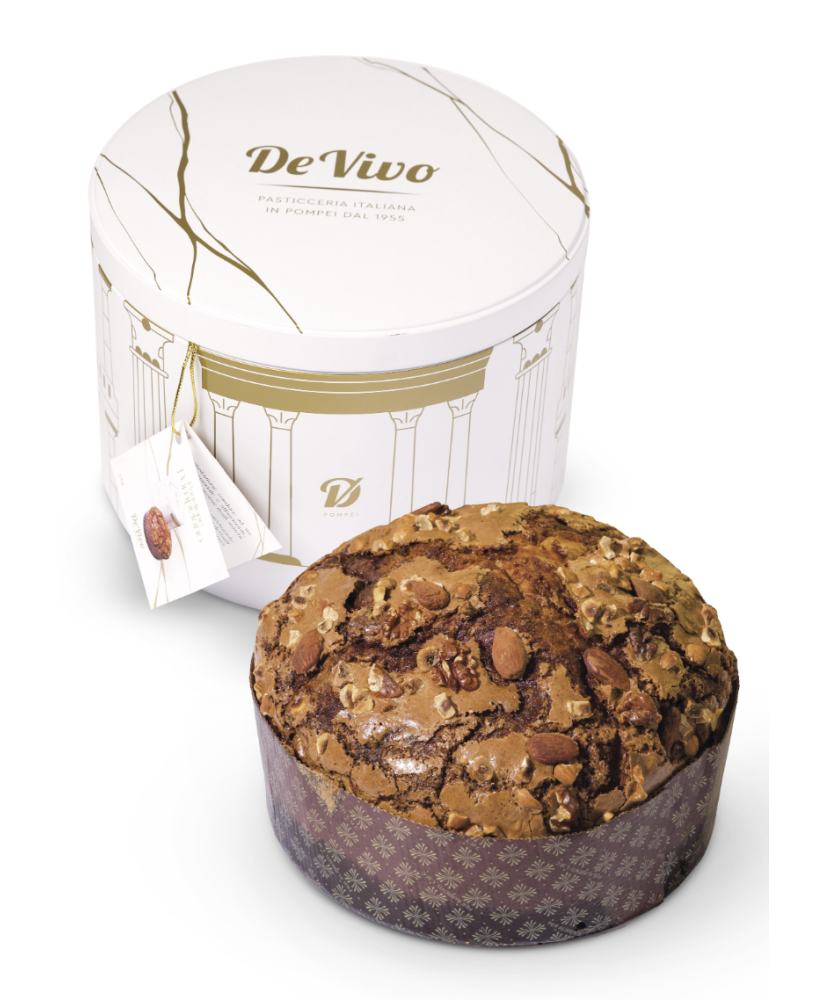 De Vivo - Panettone Pompeiano - Scatola di Latta - 1000g