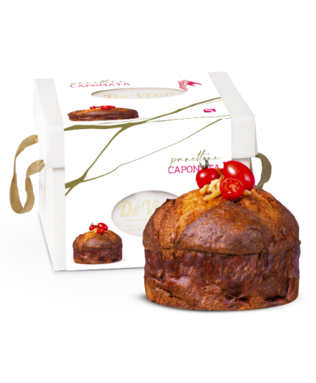 De Vivo - Panettone Salato - Pancaponata - 700g De Vivo - Panettone Salato - Pancaponata - 700g