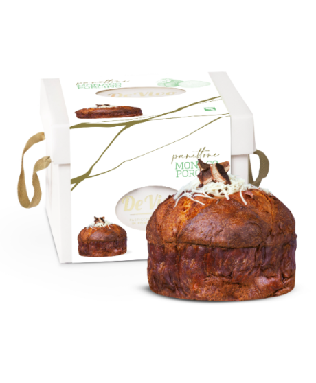 De Vivo - Panettone Salato Provolone e Porcini - Panmonacoporcino - 700g De Vivo - Panettone Salato Provolone e Porcini - Panmonacoporcino - 700g
