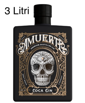 Amuerte - Peruvian Coca Leaf Gin - Black Edition - Jeroboam - 3 Liters - 300cl