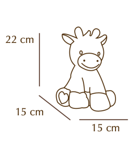 Lindt - Peluches Giraffa - Lindor Latte - 100g