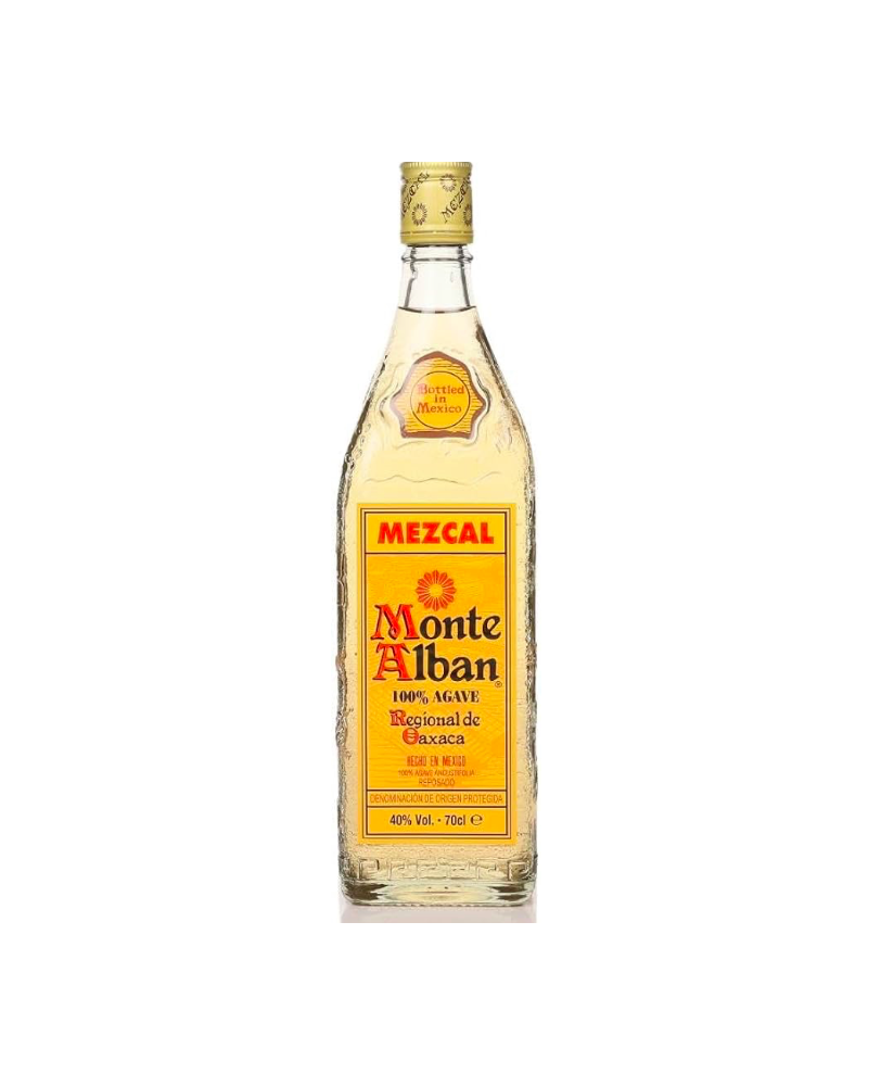 Shop online Mezcal Monte Alban with Gusano worm. Quality mezcal online sales at the best price.
