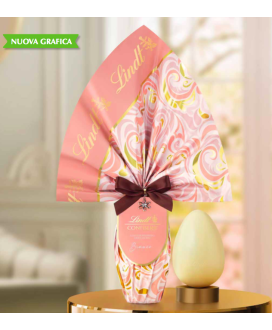 Vendita online Uovo di Pasqua di Cioccolato Bianco con sorprese da bambini Lindt & Sprüngli linea Lella con Allegre Sor