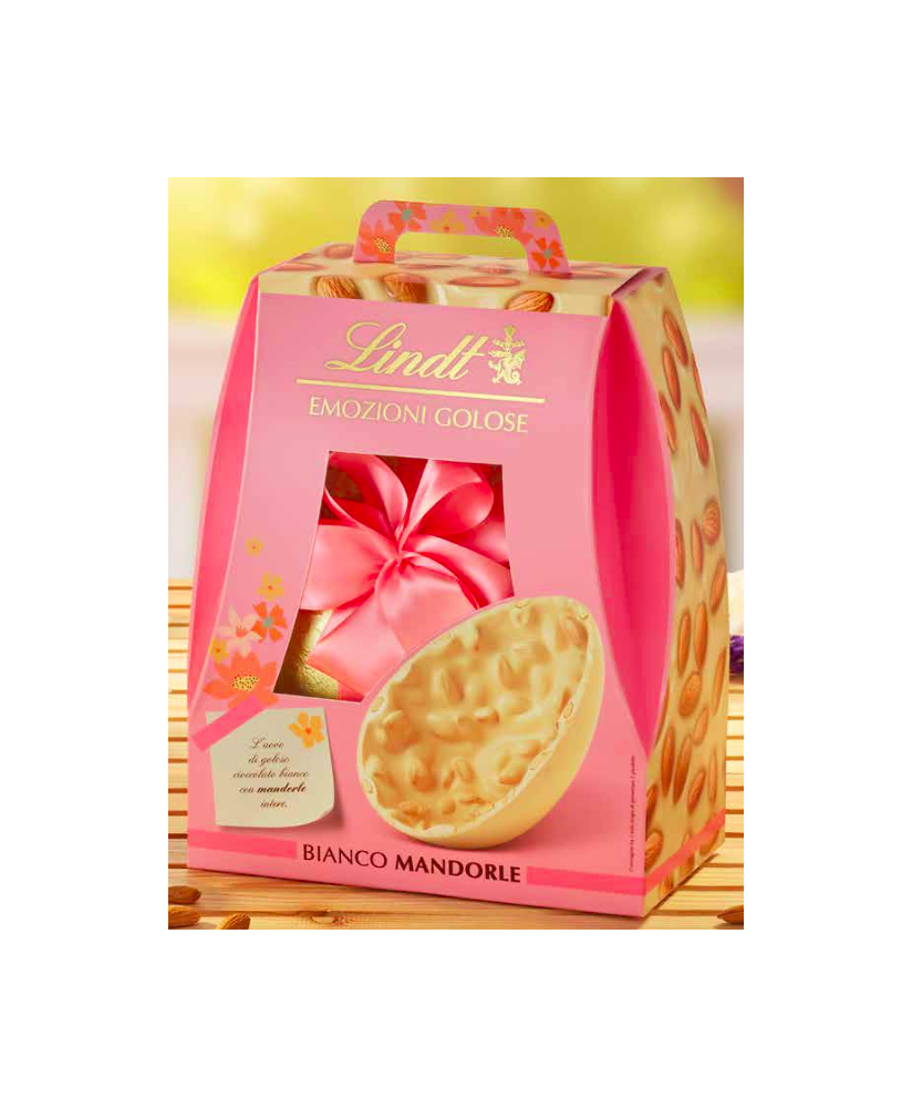 Online shop and price Easter news 2025 Lindt white chocolate egg with almonds, discount 10% Extra