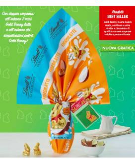 Shop online Easter Eggs Lindt Fiordilatte Gold Bunny | corso101.com