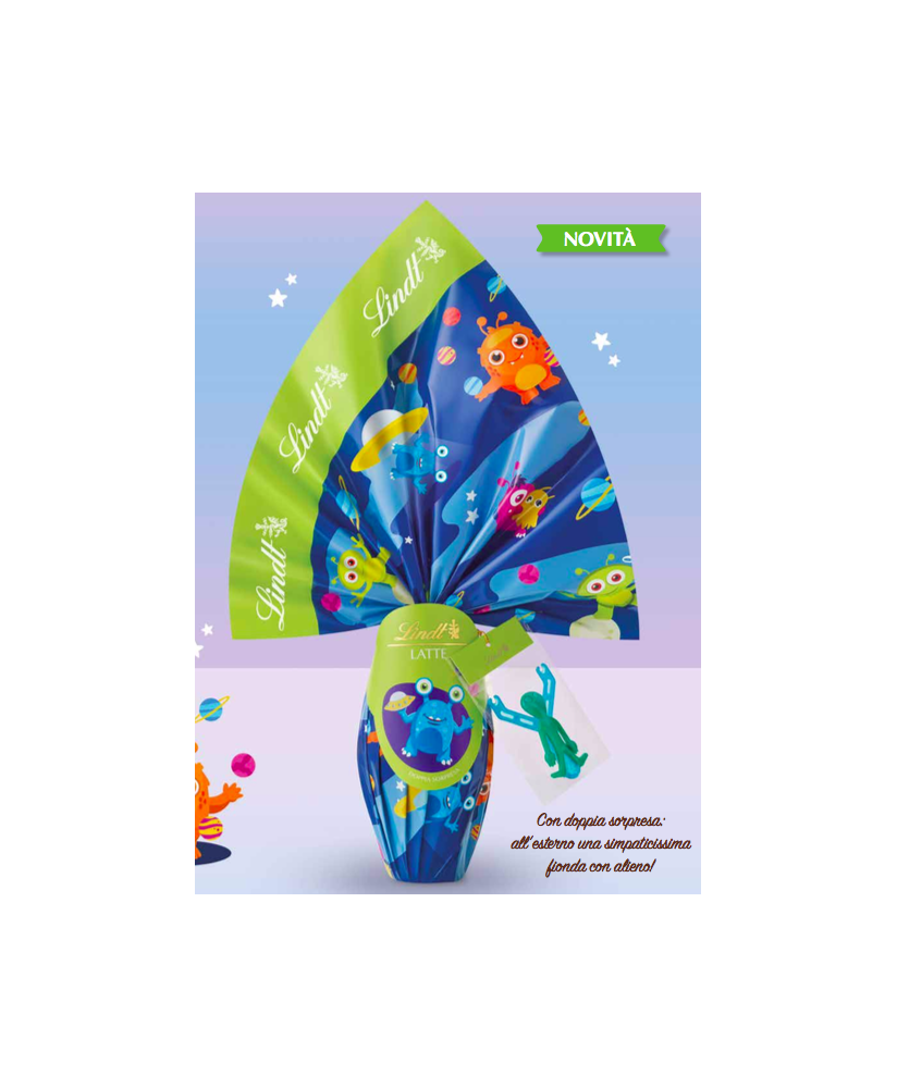 Vendita online Uovo di Pasqua 2017 Lindt & Sprüngli al latte classico maschio con doppia sorpresa da bambino (SCONTO 10%). Shop