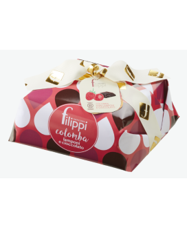 FILIPPI - RASPBERRY AND DARK CHOCOLATE EASTER CAKE - 1000g