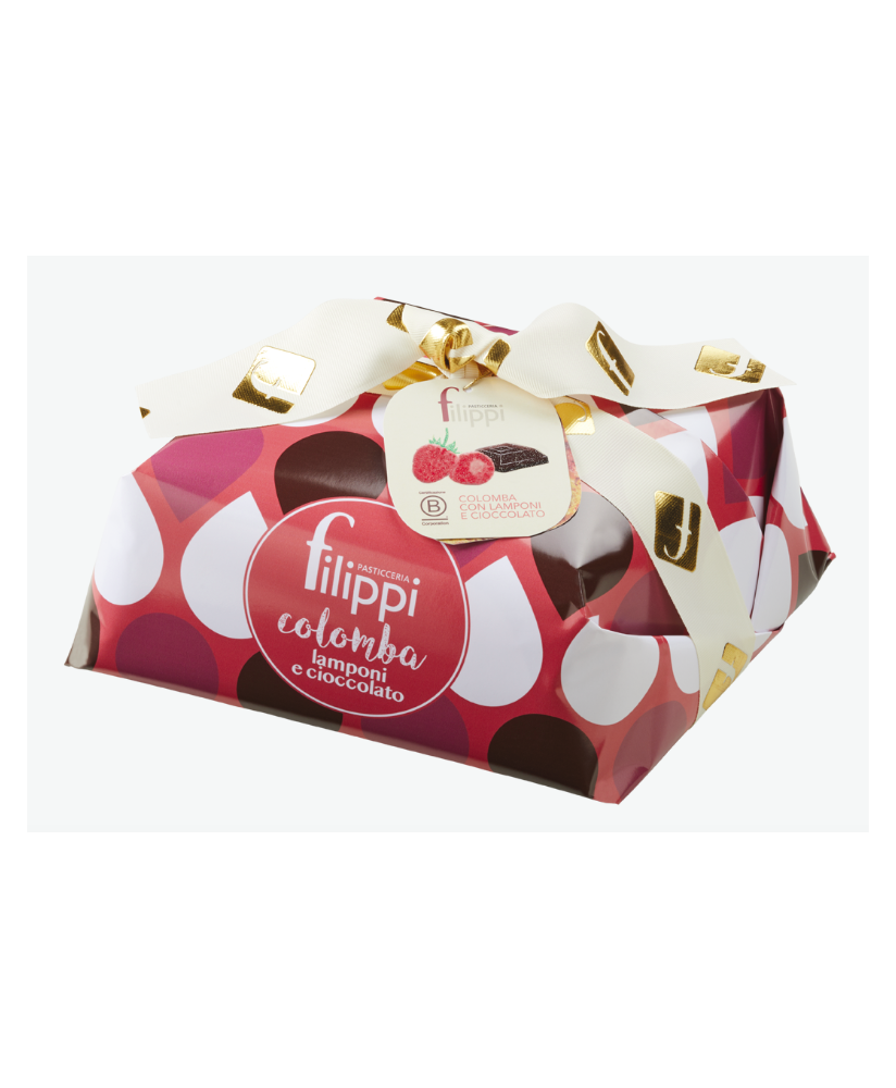 FILIPPI - RASPBERRY AND DARK CHOCOLATE EASTER CAKE - 1000g