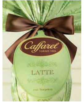 Vendita online Uova Caffarel al latte con sorpresa da signora linea bijoux. Shop on line elegante uovo di Pasqua Caffarel da don