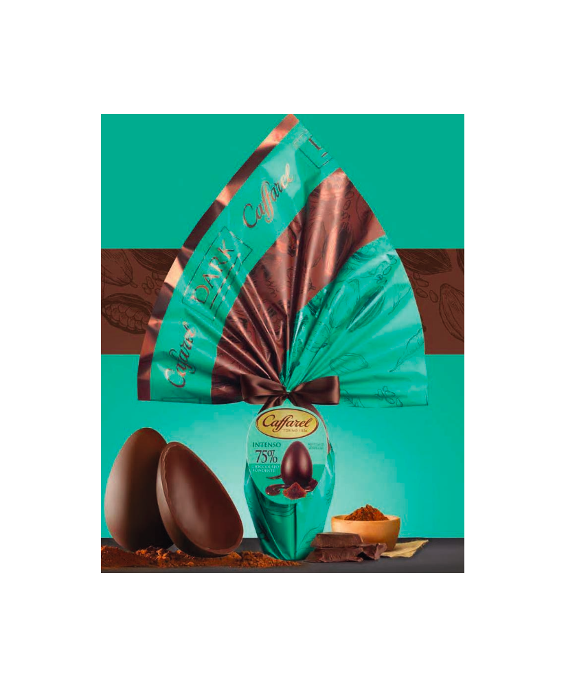Online sales Eggs Italian Caffarel Dark extra 70% cocoa. Shop online Easter egg 2017 Caffarel dark chocolate bitter. Best price