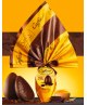 Caffarel - Dark Chocolate Egg - 75% Cocoa with Orange - 230g