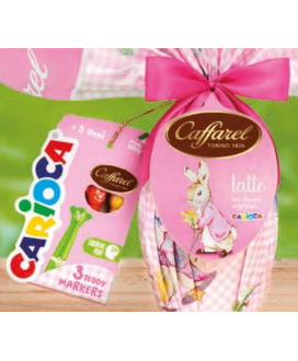 Vendita online Uova Caffarel al latte con sorpresa da femmina. Shop on line uovo Caffarel per bambina al latte, con doppia sorpr