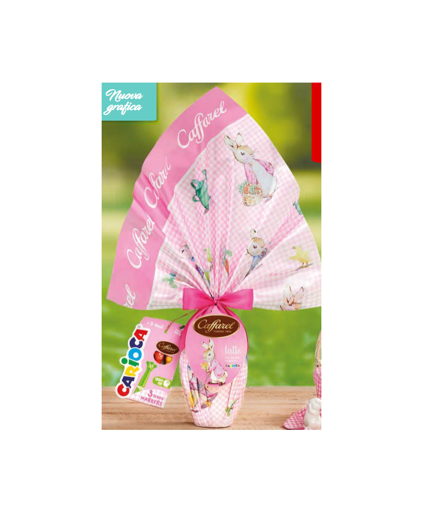 Vendita online Uova Caffarel al latte con sorpresa da femmina. Shop on line uovo Caffarel per bambina al latte, con doppia sorpr