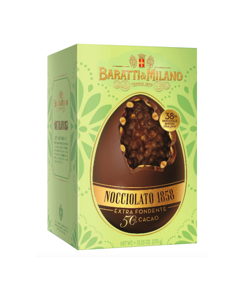 Online sale Easter Eggs Nocciolato Baratti & Milano. Shop online easter eggs milk chocolate and dark chocolate, handmade of the