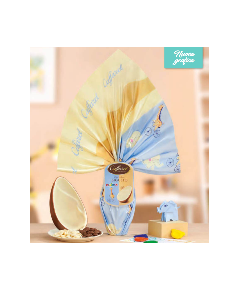 Online sales Italian Easter Chocolate Eggs Caffarel 2017 double taste with surprises. Shop online Caffarel egg