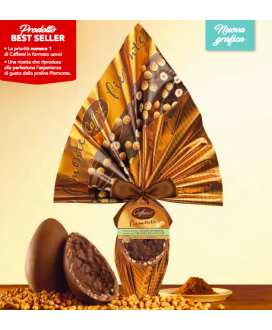 Online sales Caffarel Eggs of white, milk and dark chocolate with salted almonds, hazelnuts and pistachios. Shop online Caffarel