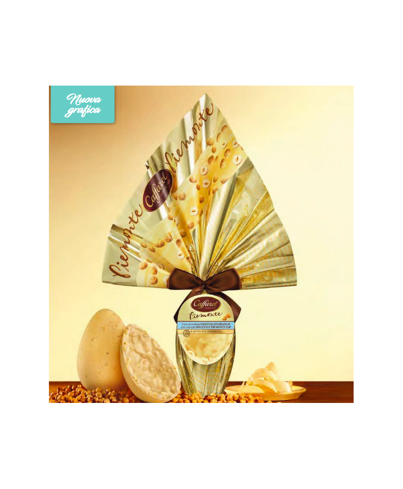 Online sales Caffarel Eggs of white, milk and dark chocolate with salted almonds, hazelnuts and pistachios. Shop online Caffarel