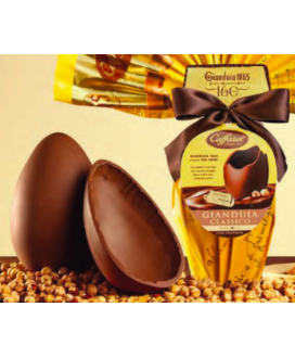 Online sales Eggs Italian Caffarel chocolate Gianduja. Shop online Easter egg chocolate gianduiotto Caffarel chocolate gianduja.