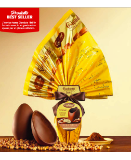 Online sales Eggs Italian Caffarel chocolate Gianduja. Shop online Easter egg chocolate gianduiotto Caffarel chocolate gianduja.