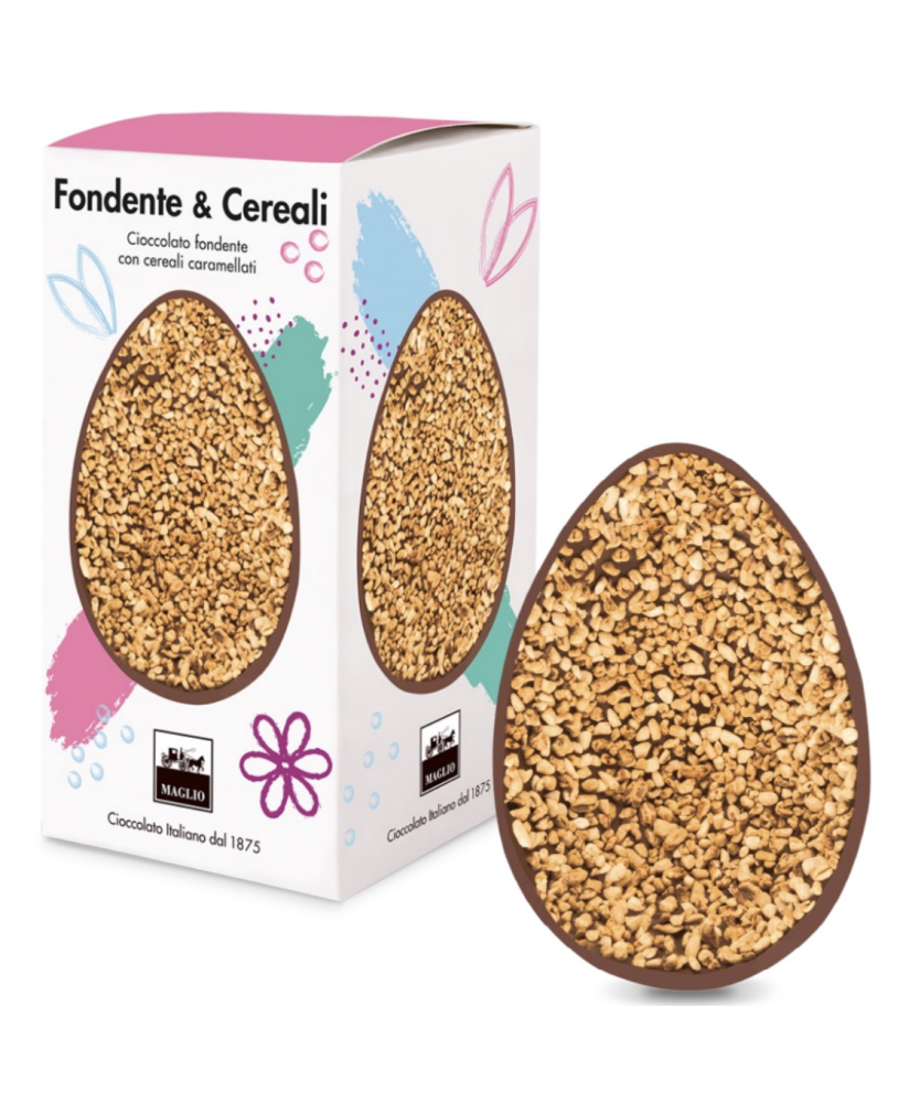 Maglio - Dark chocolate egg with cereals - 200g