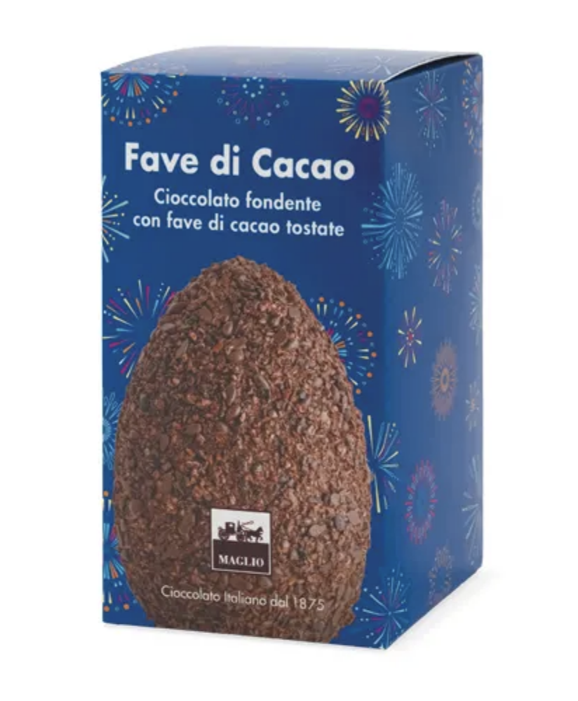 Maglio - Mini Uovo Fondente con Fave di Cacao - 62% - 90g