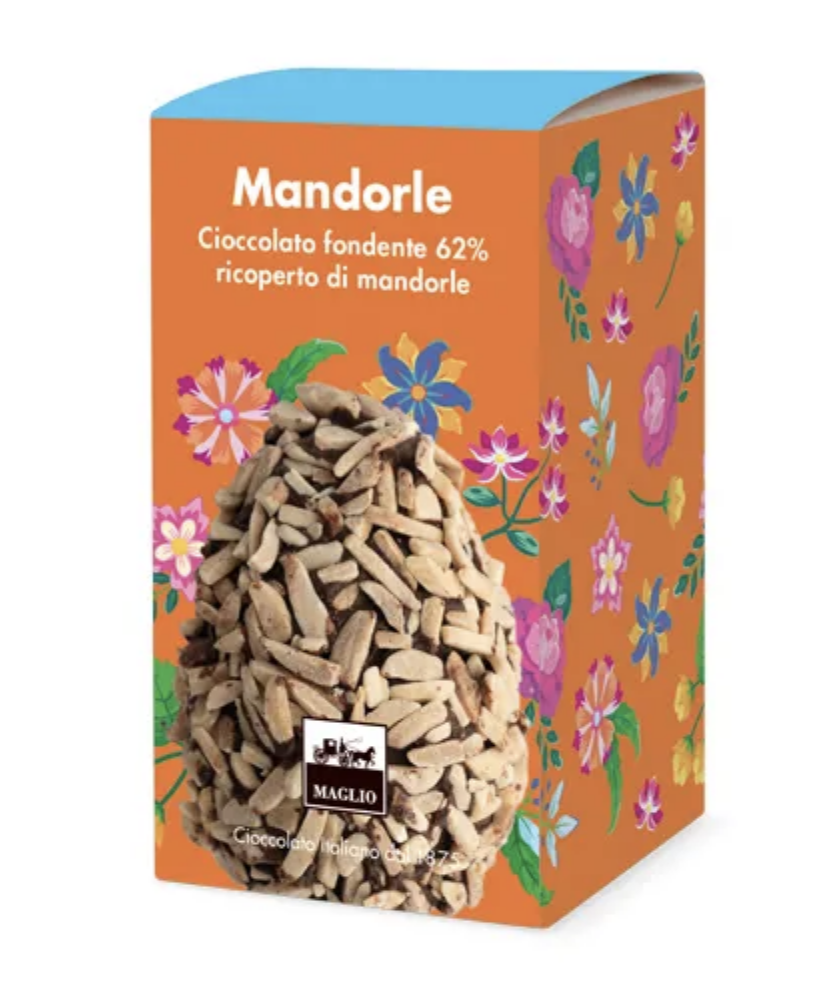 Maglio - Mini Uovo Fondente con Mandorle - 90g