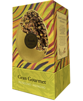 Vendita online uova di cioccolato Venchi, bianco con frutta secca salata. Shop on line uova di cioccolata senza glutine per celi
